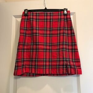 Brandy Melville plaid skirt